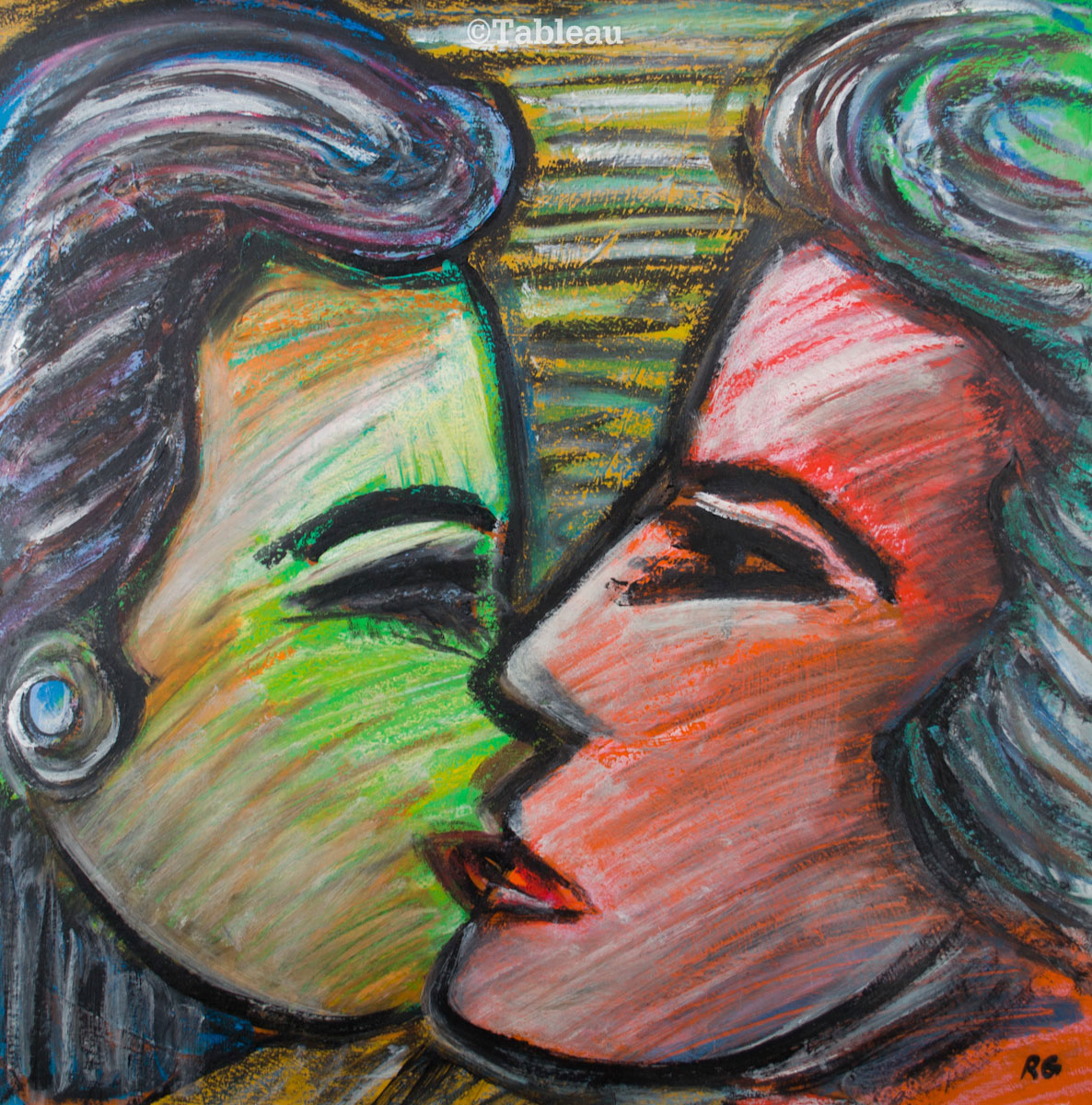 Rubens Gerchman - O beijo