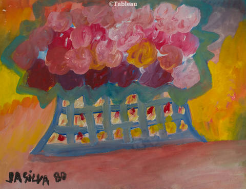 Cesta de flores