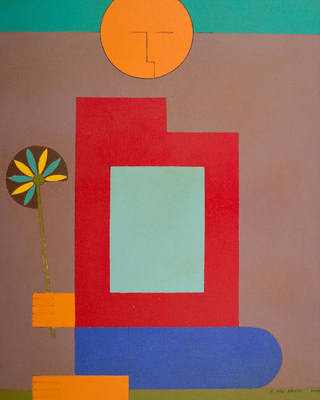 Dionísio del Santo - Figura com flôr