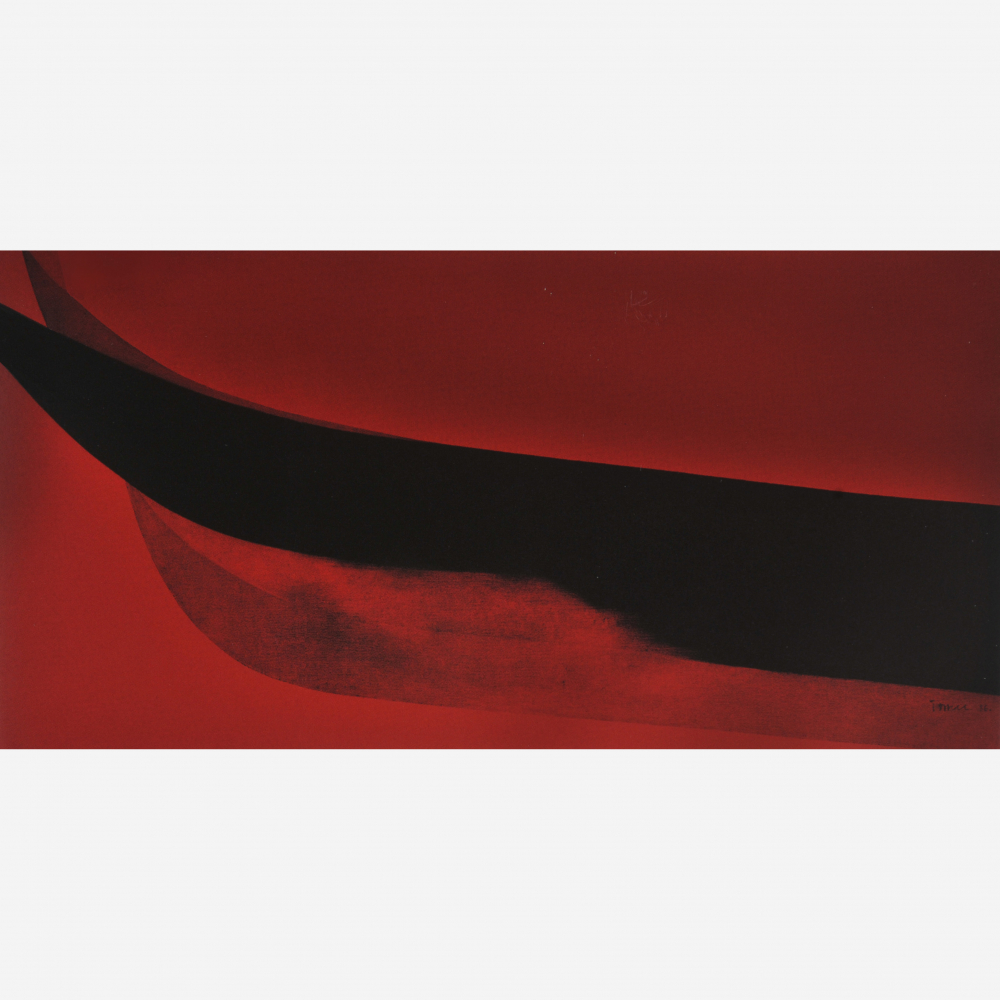 Composição em Preto e Vermelho