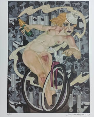 Juarez Machado - Mulher na bicicleta